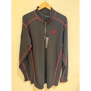 Lakeland FR Protective Black Waffle knit 1/4 Zip Pullover XLT NG7‎ CAT 2 NEW